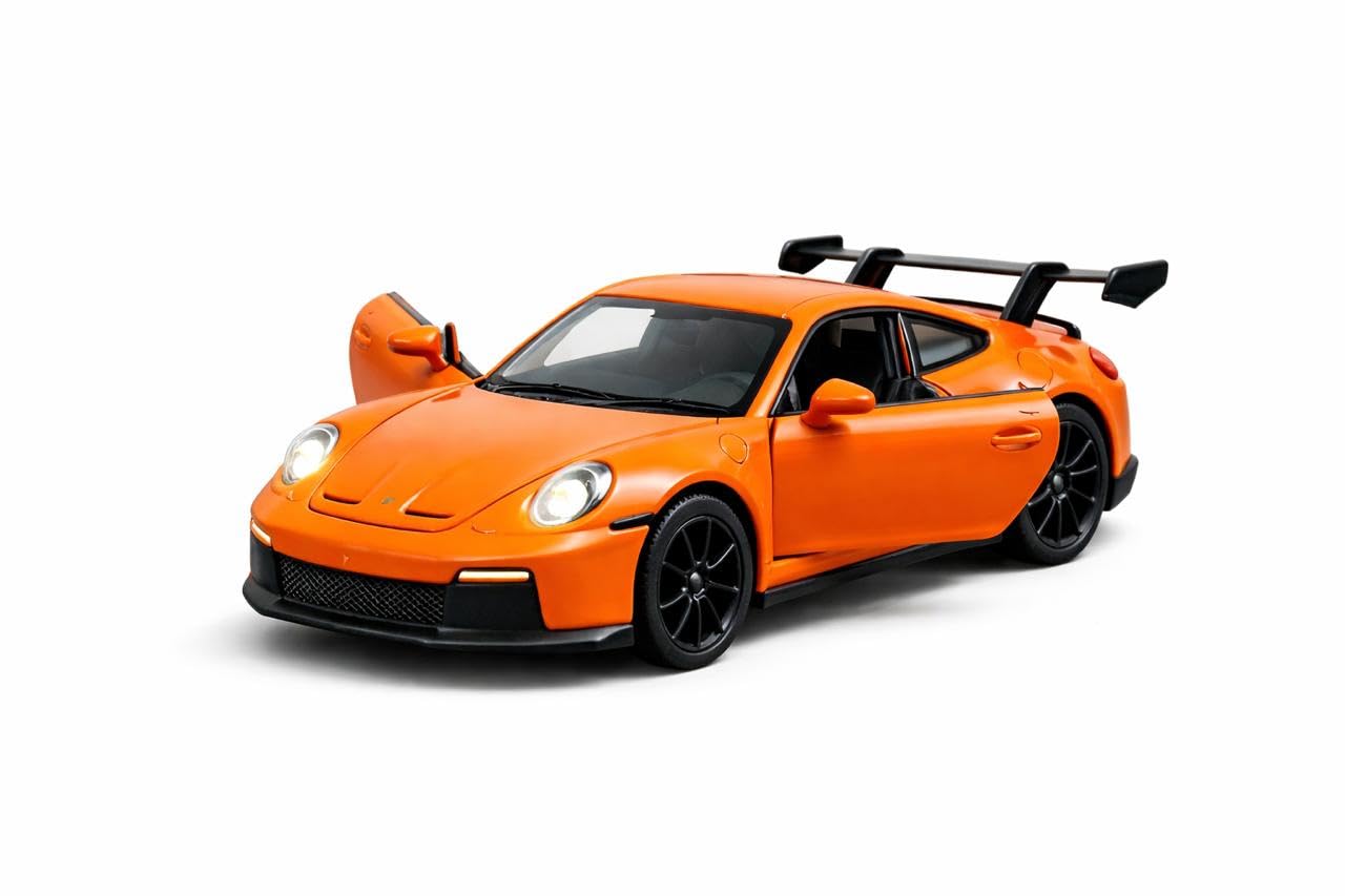 Bishmeva Porsche 911 GT3 Die-Cast Toy Car for Kids | 1:32 Scale